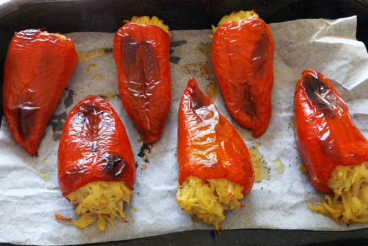 veganske punjene paprike